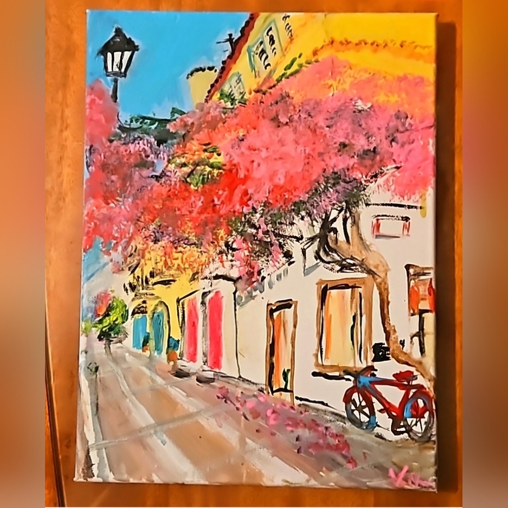 Original painting on canvas 9 x 12 inch